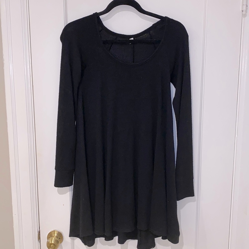 BDG LONG SLEEVE KNIT SKATER DRESS - Size small